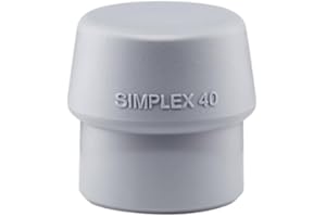 Halder 3203040 Embouts pour Maillet de Tpe-Mid, Multicolore, 40 mm