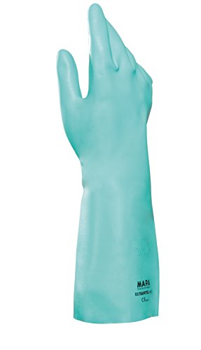 Mapa Professional Ultra de nitrilo 493 de gr 9 - Guantes de protección, Verde (2 unidades)