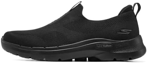 Skechers Go Walk 6, Sneaker Uomo, Nero, 44 EU