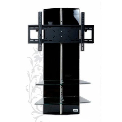 Preisvergleich Produktbild Wohnwand Premium Farbe: Schwarz