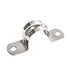 Produktbild 1 Stück Rohrschelle 32 mm Edelstahl Bügelschelle Doppellasche U Schelle Rohr Halterung A2
