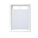 Stufenlos verstellbar: Stellen Sie das Faltstore genau auf die gewünschte Höhe und Breite ein - Mit 2 Griffen zum besseren hoch- und runterschieben - Up and Down Technik