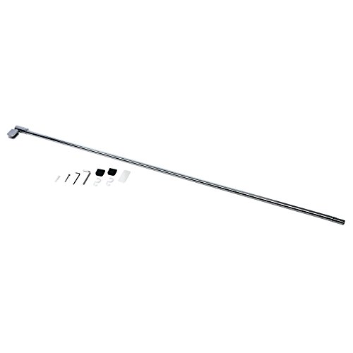Schulte Haltestange Wandhalterung Duschwand Stabilisator 122 cm, 1 Stück, chromoptik, 4056397002239 - 3