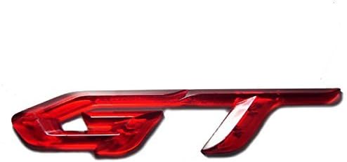 Detailpart Gt 3d Clear Red Type Emblem Sticker for All Car