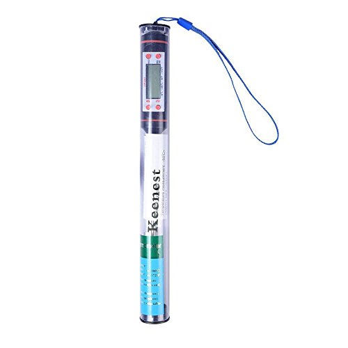 Keenest Digital LCD Haushaltsthermometer küchen Einstichthermometer für Kochen Küche Lebensmittel Fleisch BBQ Jam Wein Steak Candy (Schwarz） - 5