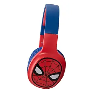 Economical Store 91 Spiderman Avengers Super Hero Theme Over Head Headphones Wireless Bluetooth Stereo Sound Noise Cancelling Over-Ear Headphone Built-in Mic Headset for Smartphone Tablet Computer