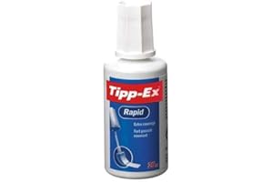 LONDON HERITAGE Tipp-Ex Rapid Correction Bottle Tippex Long Lasting Products Unique Foam Applicator 20ml