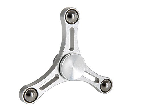 Preisvergleich Produktbild Refosian Tri Fidget Spinner Metal Fingerspielzeug, Aluminium Handspinner Auswechselbare Lager Max 6 Min. Spinnerei EDC Focus Spielzeug für Kinder Erwachsene