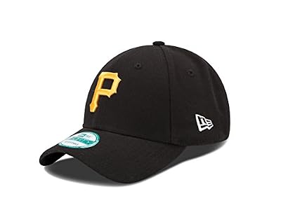 New Era MLB The League Pittsburgh Pirates Offical Team Casquette Homme, Noir, FR Unique (Taille Fabricant : OSFA)