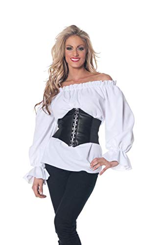 Preisvergleich Produktbild Underwraps Renaissance Long Sleeve White Blouse Adult Medium