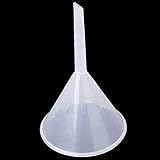 90mm Plastic Transparent Funnel for Kitchen / Laboratory / Garage / Car Liquids
