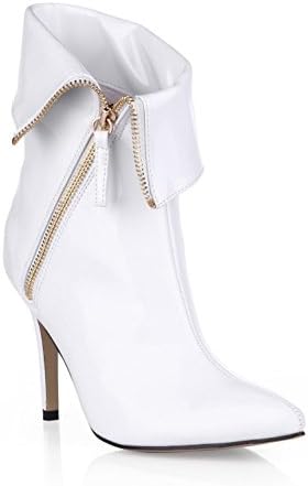 Best 4U? Women's Spring Autumn Sandals Opalescent Lacquers Pointed toe 9.7CM High Heels Rubber Sole One Buckle Pumps Shoes , EU35