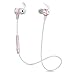 Produktbild TaoTronics Bluetooth Kopfhörer 4.1 In Ear Ohrhörer Stereo mit Mikrofon, magnetische Headset AptX IPX5 Wasserschutz für iPhone 6 6S 6 Plus 6S Plus 5S 5 5C 4S 4, Galaxy S6 S6 Edge S5 S4 Mini Rosa