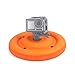 Produktbild Finebuying Action Kamerahalterung, Schwimmende Scheibe Auftrieb Fliegende Scheibe für Hunde Fliegende Scheibe Fliegende Untertasse Auftriebskugel Bojenhalter Zubehör für DJI Osmo Action (Orange)