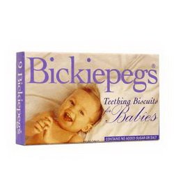 THREE PACKS of Bickiepegs Teething Biscuits