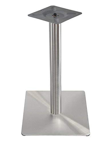 Preisvergleich Produktbild Tischgestell Single Edelstahl Quadratisch 45 x45 cm Untergestell Tischfuß Bistrotisch Bistro Gastro Tisch