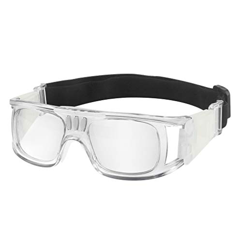 Tongshop Sports de Plein air Lunettes De Basket-Ball avec Réglable Élastique Wrap Strap Lunettes De Sécurité Lunettes Lunettes pour Enfants Adulte Basketball Golf Rugby Football