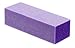 TNBL Nail Buffer To Brick, 60/100 Grit on 3 Sides, Purple/White 10 pezzi
