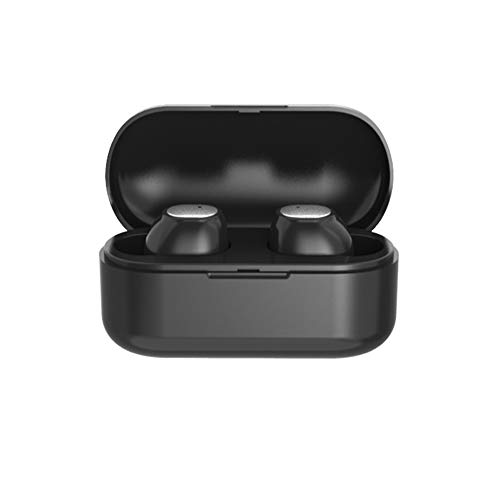 Auriculares Bluetooth, Auriculares inalámbricos Bluetooth 5.0 Auriculares Deportivos Mini TWS Auriculares Bluetooth Regalo de Empresa (Q2- Negro)