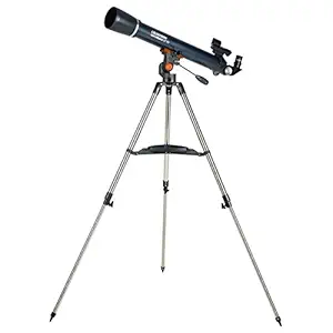 Celestron AstroMaster LT 70AZ Refractor 21074 Refracting Telescope (Blue)