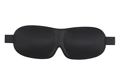 Preisvergleich Produktbild Leeko 3D Schlafmaske Ultraweiche Augenbinde Schlafbrille Langsame Rebound Schlafbrille(Schwarz)