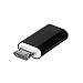 Produktbild Vazan - Typ-C-Buchse auf Micro USB 2.0 Male USB 3.1 Converter Data Adapter High Speed Android Certified Handy-Zubehör [Schwarz]
