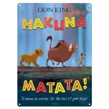 Preisvergleich Produktbild Tin Sign Small Disney Favourites Hakuna