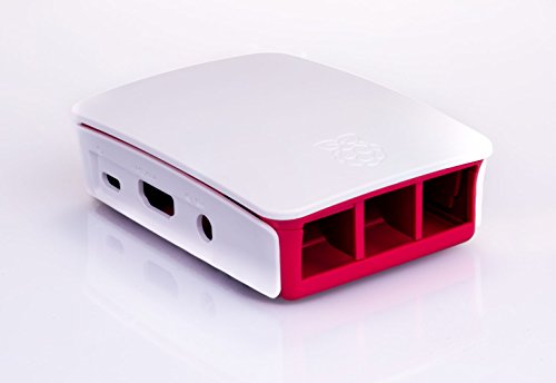 Raspberry 9098132 - Caja de Ordenador  Color Rojo y Blanco