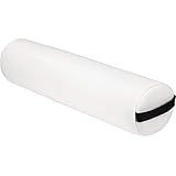 TecTake Coussin Rembourre CYLINDRIQUE pour Table DE Massage - diverses Couleurs au Choix - (Blanc | No. 400243)