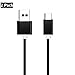 Price comparison product image RHOADA For Samsung Galaxy S8 S9 Plus Note 8 9 Type C Cable 3.0 2A Fast Charge Reversible Nylon Braided USB C Port Cable for LG G5 G6 Chromebook Pixel Google Nexus 6P Huawei P9 P10 (2-Pack Blck)