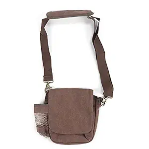 Disc Shoulder Bag, Storage Durable Disc Storage Organizer Adjustable for Outdoor Use(Khaki)