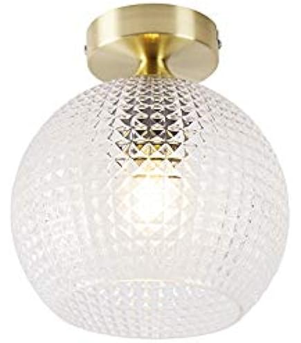 QAZQA vidro - Faretto Art déco - 2 luce - L 41.1 cm - Rosa - Art déco - Soggiorno I Camera da letto I Sala da Pranzo I Cucina