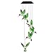 Produktbild muxiao Wind Chime Light Solarleuchten Kristallkugel Kolibri Hängende Lichterketten Mode Sonnenblume Yard Decoration