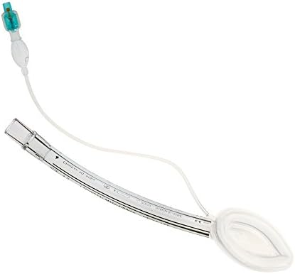 P3 505000 Medical Laryngeal Mask Economy, MRI Compatible, PVC Body with Silicone Cuff, Size 5, 70 kg-100 kg (Pack of 10)