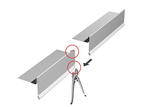 Traufblech alu montieren