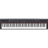 Yamaha P-105B - Piano digital (plástico, 88 teclas, 2 altavoces integrados, conector tipo USB), color negro