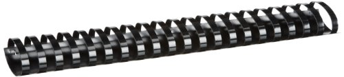 Fellowes 5350502 - Canutillos de pl  stico para encuadernar  51 mm  negro