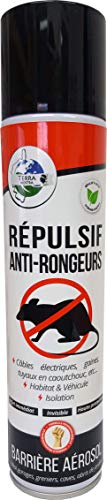 TERRA NOSTRA Répulsif Rongeurs - Rats & Souris, Aérosol 300ml