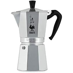 Bialetti 1165 Cafetière Italienne Moka Express en Aluminium (9 Tasses), Argent