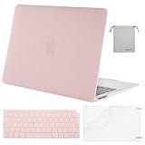 Incluye 1 cubierta de teclado de EU layout color a juego y 1 protector de pantalla para proteger su teclado y pantalla de su MacBook contra derrames y contaminantes. La pequeña bolsa de almacenamiento es fácil para usted guardar el mouse y el auricular del MacBook. MOSISO 1 año de garantía en funda y teclado.