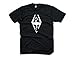 Produktbild The Elder Scrolls GE1215L T-Shirt my Motiv Skyrim Drachenlogo, Schwarz, Large