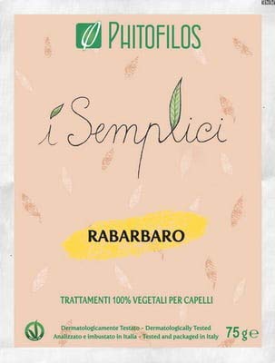 PHITOFILOS Poudre de Rhubarbe Pure Coloration Végétale Blond Dore -Yumi Bio Shop