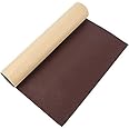 Heer Enterprise Brown Self-Adhesive Genuine Leather Repair Patch – 30 x 60cm Durable Leather Sheet for Sofa, Couch, Furniture, Car Seats, and Jackets – Waterproof DIY Upholstery Repair Tape