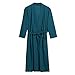 Produktbild TEBAISE Unisex Bademantel Reisebademantel Baumwolle Damen und Herren Übergrößen Morgenmantel Kimono Saunamantel Reise Morgenrock Frauen Männer