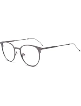 ALWAYSUV Modische Sonnenbrillen Metal Brillenfassung light Gewicht Aviator Clear Lens Glasses Fashion Glasses