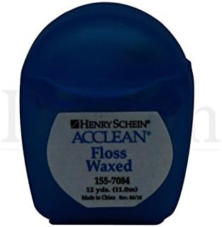 ACCLEAN DENTAL FLOSS WAXED TRAVEL/POCKET SIZE 12 YARDS