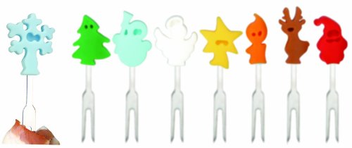 Vacu vin 1841160 Snackmarker Christmas Crowd 8-er Set