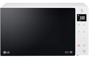 LG MS 23 NECBW ?ber den Bereich Solo-Mikrowelle 23 l 1000 W Schwarz - Wei? (MS23NECBW)