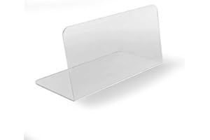 SERVIZZ BY HANSEN WERBETECHNIK Hansen Spucks Protector Catering/Acrylic Counter Top Up/Cough/Sneezing Protective/hygiene/Anti-Theft/Acryl Glass (Perspex), L-Shape