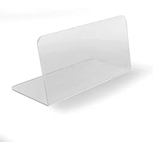 Hansen Spuckschutz Acryl – L-Form Klappbar, 60 Cm, Für Theken In Gastronomie, Bäckerei Oder Bei Veranstaltungen
